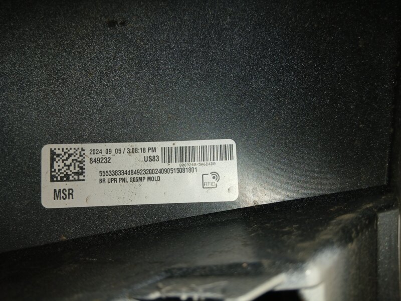 Bara spate Bmw X5 G05 prevazuta cu gauri senzori parcare